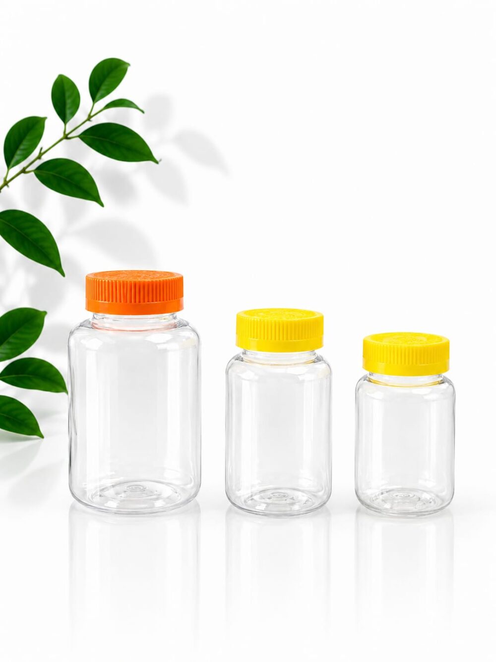 Medicine Bottle HDPE Powder Screw Cap